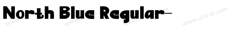 North Blue Regular字体转换